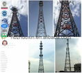 Mobilephone communication galvanizing four legged angular steel tower 5