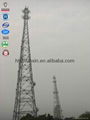 China high-effective galvanized steel four legged tubular telcom tower 5