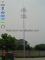 Good quality galvanized monopole antenna mast and communication tower 3