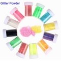 Iridescent glitter powder