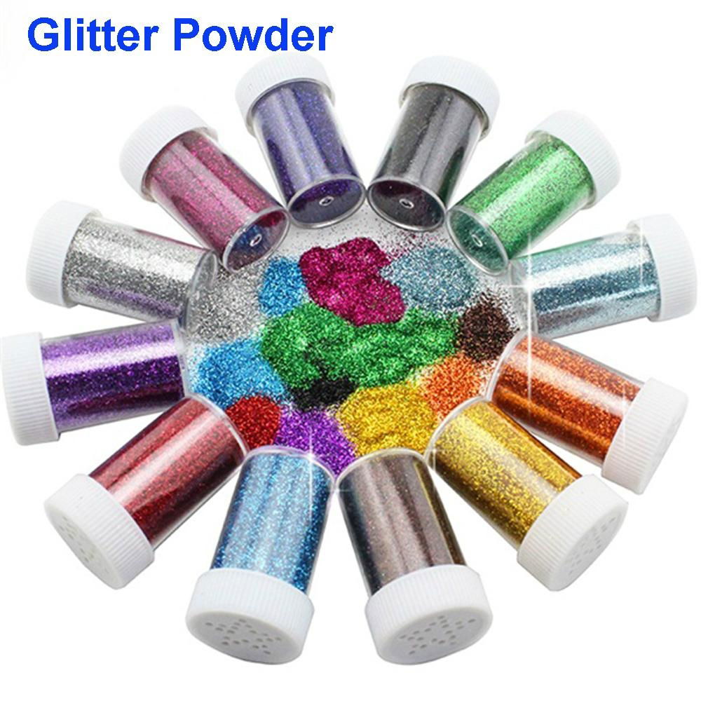 Many Color Nail Art Dust Glitter Powder DIY Decoration Uv Acrylic Gel Tips 4