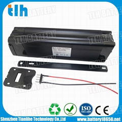 High quality 48V 11Ah silver fish type e-bikes 18650 battery