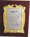 Luxury Custom a4 Wooden award certificate frame gold 1