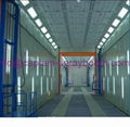 Auto spray paint booth, drying chamber 1