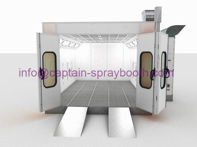 Auto spray paint booth, drying chamber 2