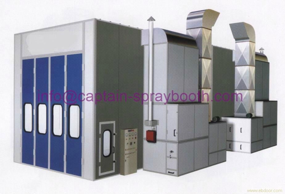 Auto spray paint booth, drying chamber 5