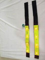 LED reflective bracelet  LED wrist bandGlowing with