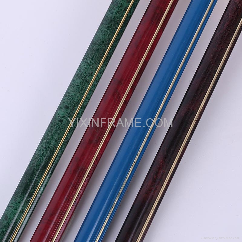 High quality decorative PS plastic picture mirror frame moulding for