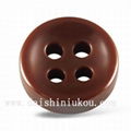 Polished Brown Shirt Button for Men 1