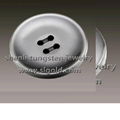 Concave Polished Large Ceramic Button 3