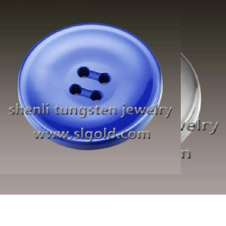 Concave Polished Large Ceramic Button 5