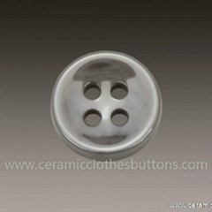 Thin Gray Horn Buttons/unusual Buttons