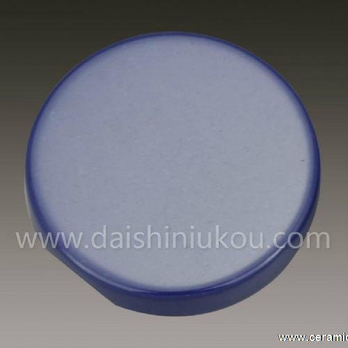 Round Button/Blue Ceramic Clothes Button Supplier