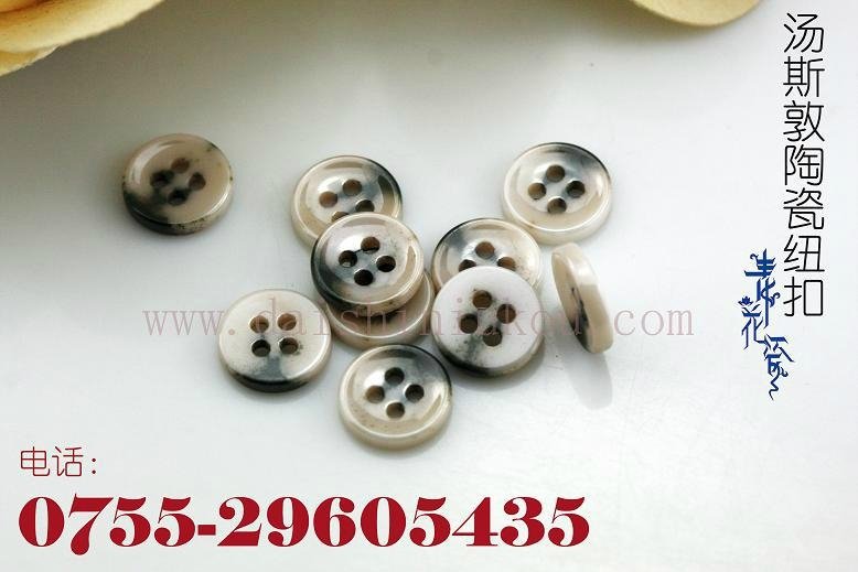 Bule And White Porcelain Buttons 4