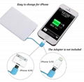 Travel Card Power Bank Charger 2500mAh Built in USB Cable 3