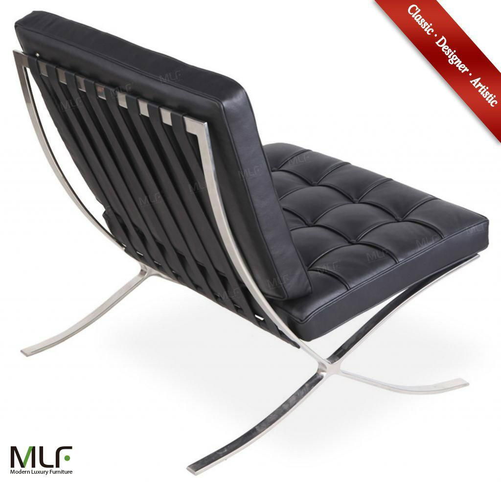 MLF® Knoll Barcelona Chair & Ottoman (5 Colors). Superior Craftsmanship. 4