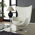 100% Imported Italian Leather & Hand Sewing MLF egg chair 5