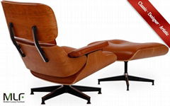 MLF® Eames Lounge Chair & Ottoman High-elastic Soft Foam Cushions