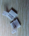 2pin 1butt 10mm PVC Connectors With 0.5mm² Copper Wires