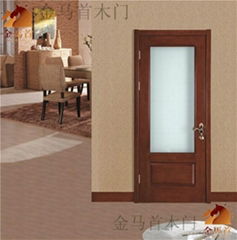 Shandong manufacturer customized solid wooden door