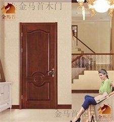 2015 hot sale customized solid wooden door