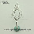 Jewelry Master Silver Model rubber mold 3d cad design