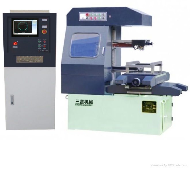 DK77BZ series medium speed cnc wire cutting edm machine 