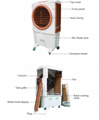 residential portable air cooler with 4500M3/H 3