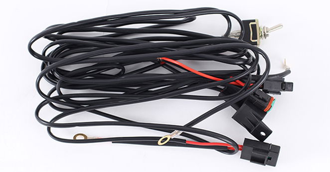  Off Road ATV/Jeep LED Light Bar Wiring Harness Kit - 40 Amp Relay ON/OFF Switch