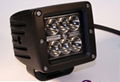 12v auto Accessories Square 3inch offroad tractor driving work light Flush Mount