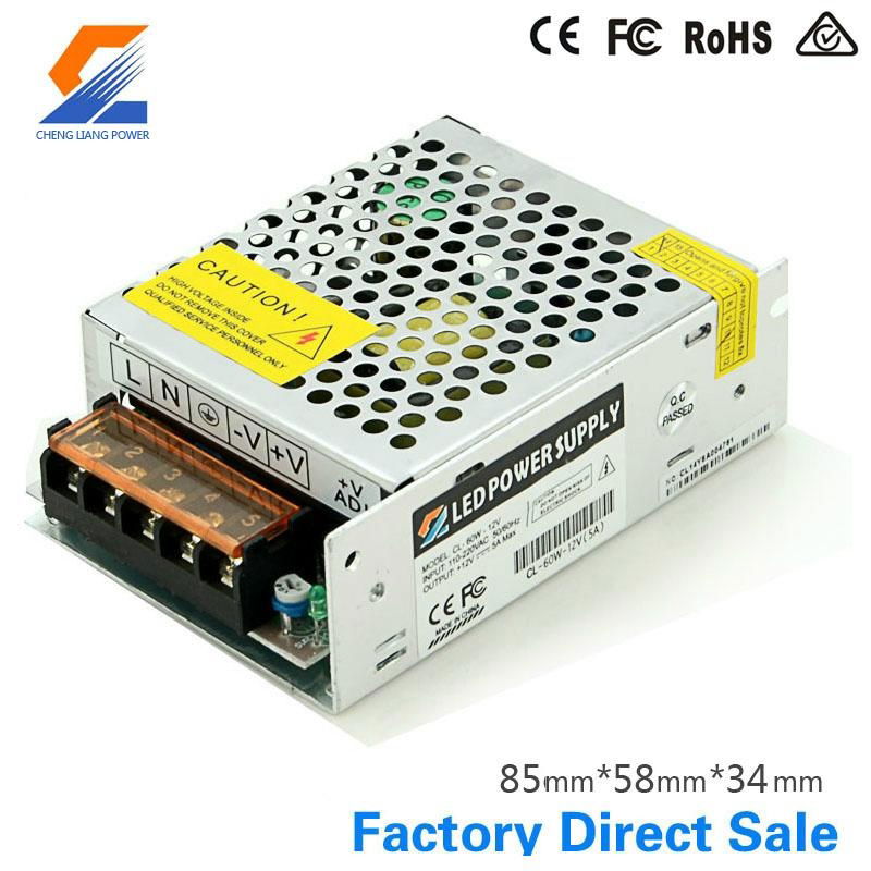 60W 12v nonwaterproof LED switch mode power supply 3