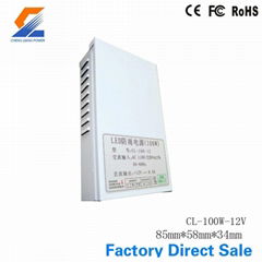 100W 12V Rainproof Switch Mode Power Supply