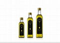 Square shaped olive oil glass bottle 1