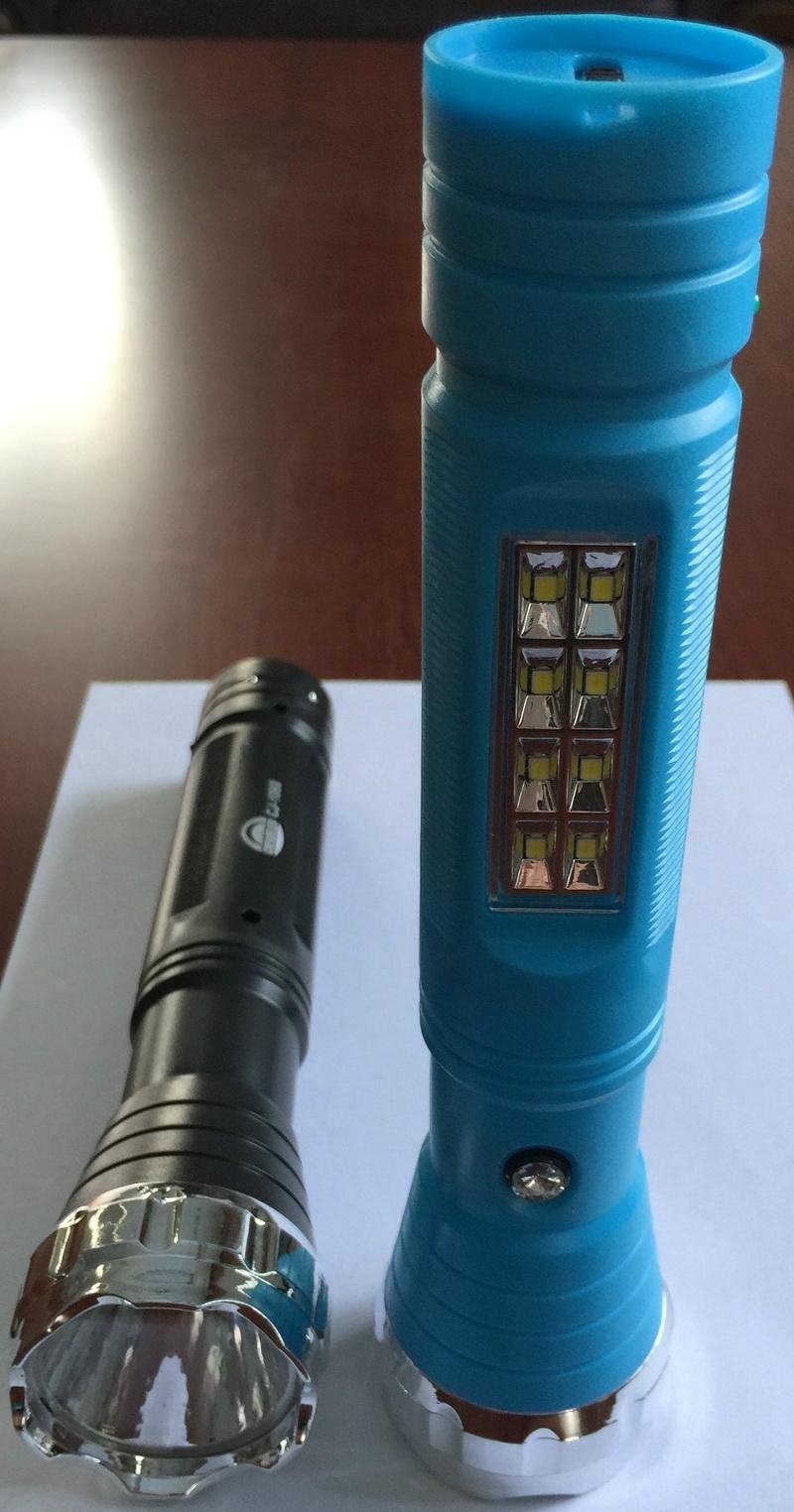 Rechargeable LED Torch Flashlight 2