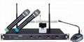 four channel uhf  wireless microphone