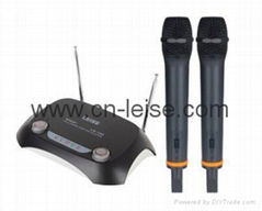 dual channel vhf wireless microphone