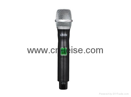 dual channel uhf infrared frequency wieless microphone 3