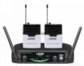 dual channel uhf wireless microphone