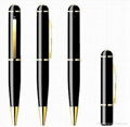 2015 newest black CMOS 30fps 1080p full HD 5MP hidden pen camera USB interface  1