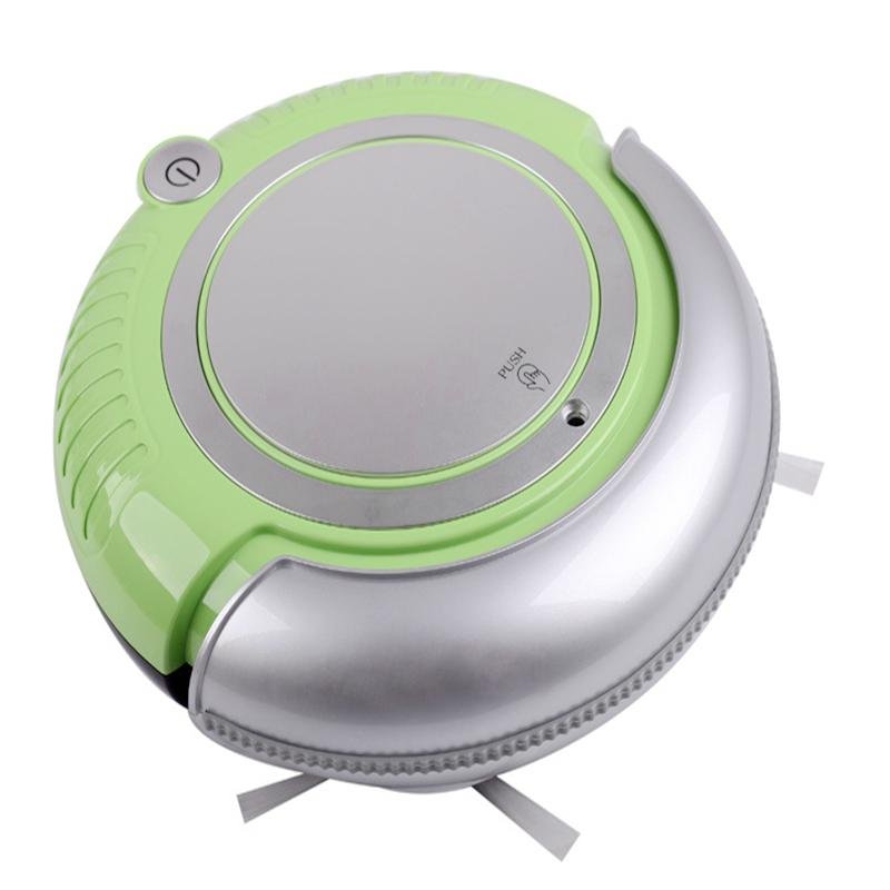 OEM Cheap Robotic Vacuum Cleaner with LED Light 2