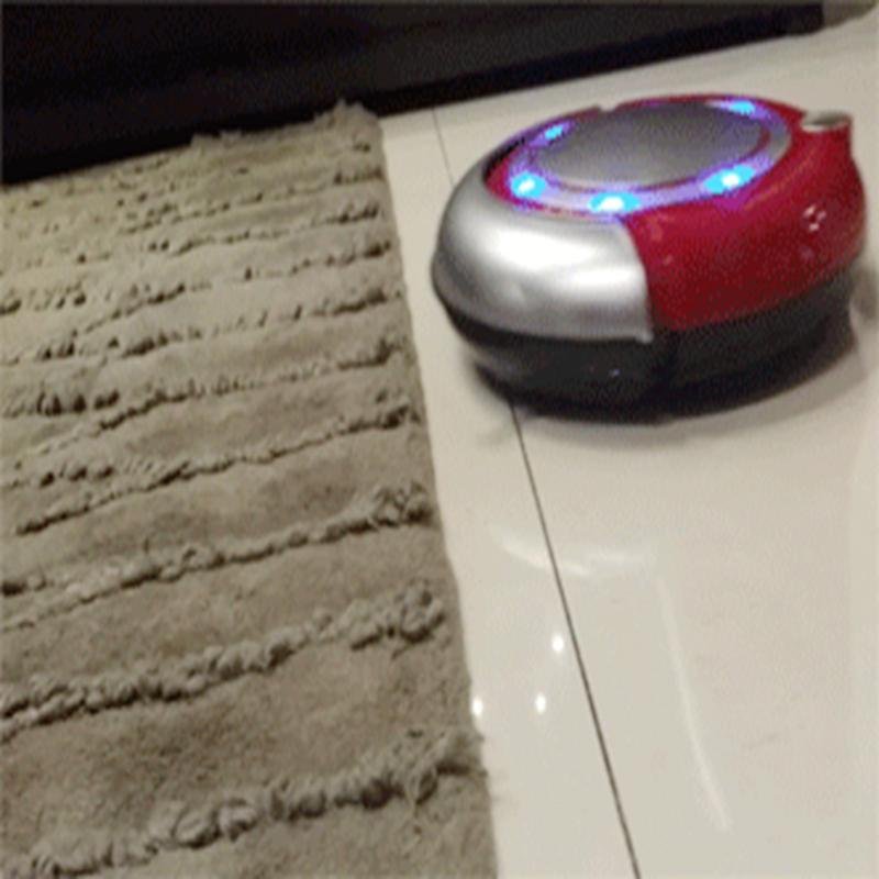OEM Cheap Robotic Vacuum Cleaner with LED Light 5