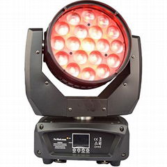 Zoom function beam wash LED moving head light