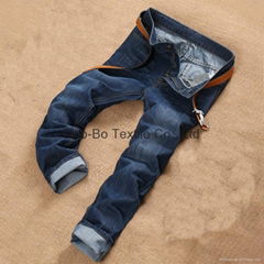 custom-tailor jeans classic jeans Medium blue denim jeans male