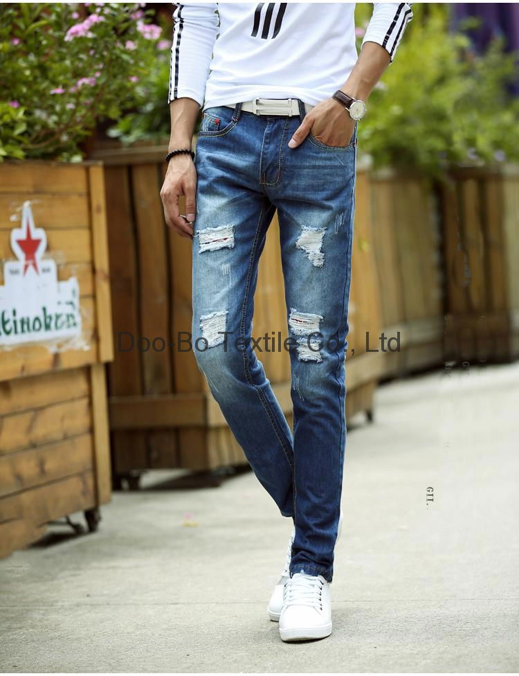 men denim jeans straight fashion style pants for wholesales 3