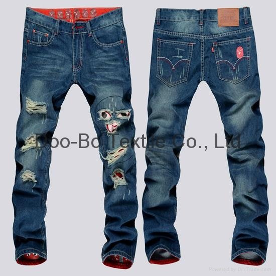 customized jeans slim skinny denim jeans for men pants 2