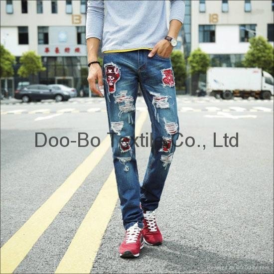 OEM service casual jeans pants trousers for whole sale 2
