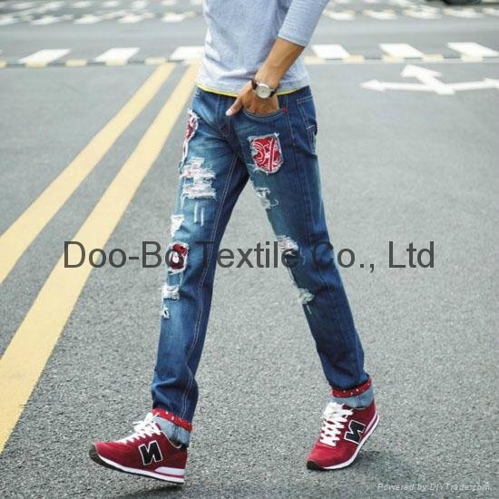 OEM service casual jeans pants trousers for whole sale 3