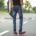 men's jeans korea style tendy style leisure denim pants 3