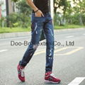 men's jeans korea style tendy style leisure denim pants 2