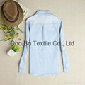 jeans wear long sleeves jeans shirt for wholesale high quality 2